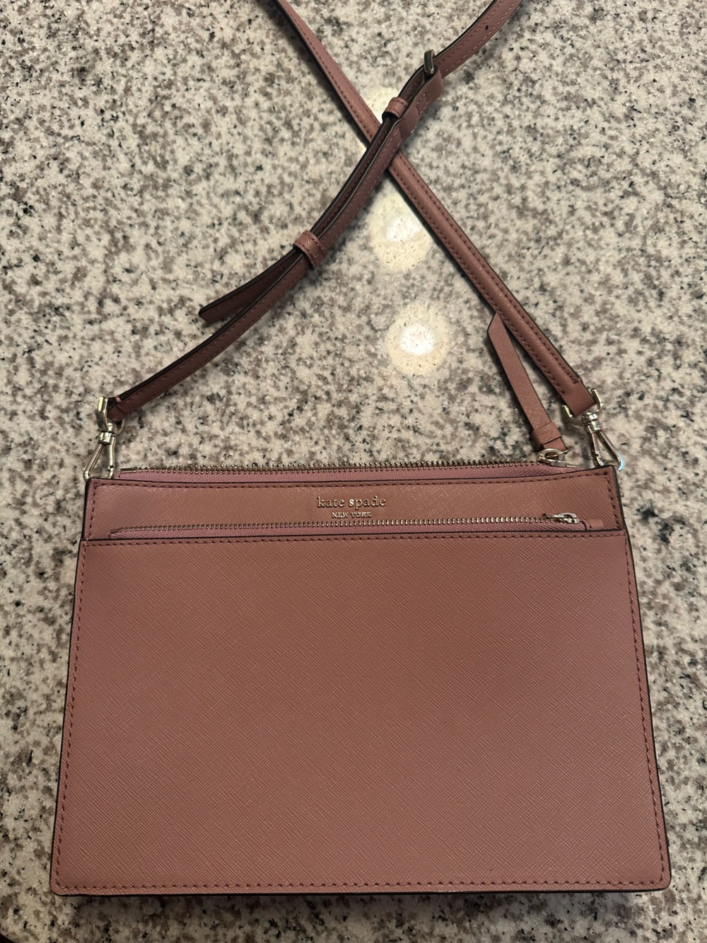 Kate Spade pink crossbody purse